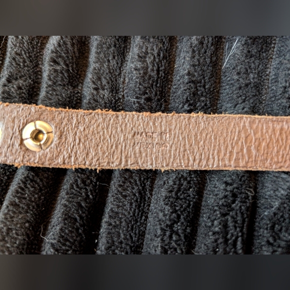 Brown Leather Bracelet - Picture 3 of 4